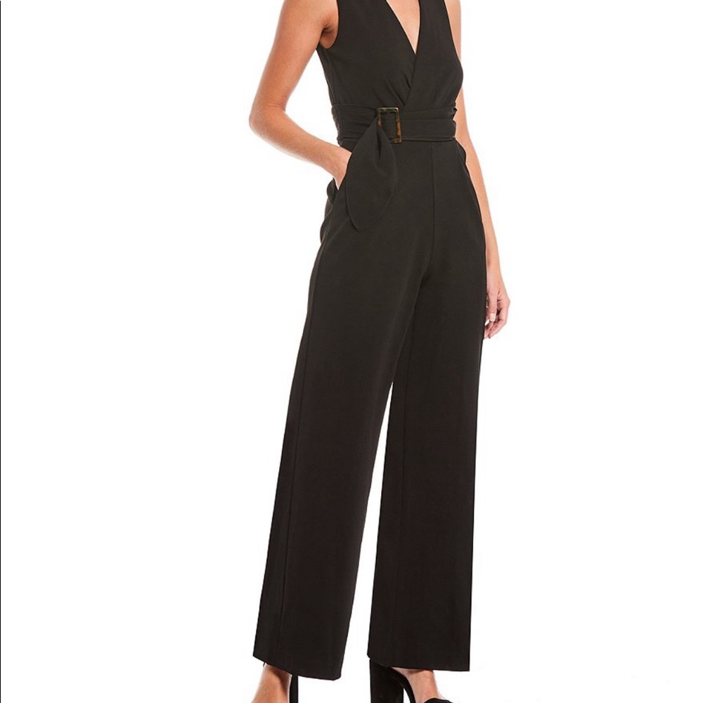 Jumpsuit-Christian Siriano (New) - Sleeveless Wide Leg
